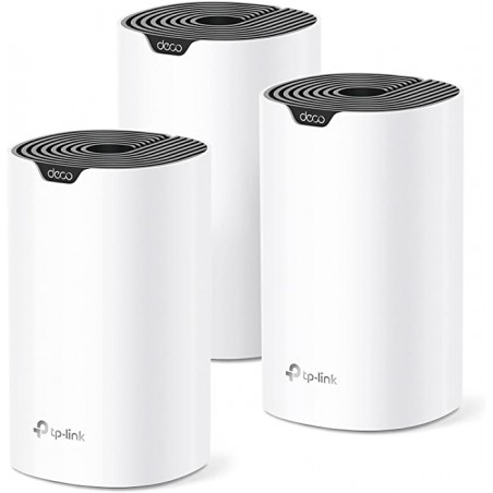 3-Pack TP-Link Deco S4 Mesh WiFi System – Up to 5,500 Sq.ft. Coverage - White